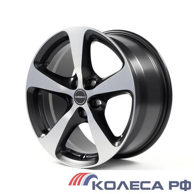 Литые диски Borbet CC 7/16 5x115 ET40 d70.1 BLACK POLISHED MATT