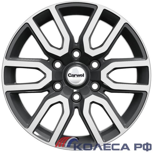 Литые диски Carwel Барал 1723 (Toyota LC Prado/ Lexus GX) 8/17 6x139.7 ET25 d106.1 AGR