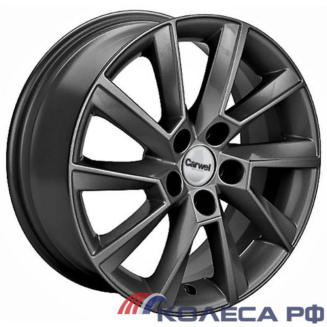 Литые диски Carwel Иманта 1604 (Fabia/Polo) 6/16 5x100 ET45 d57.1 BL