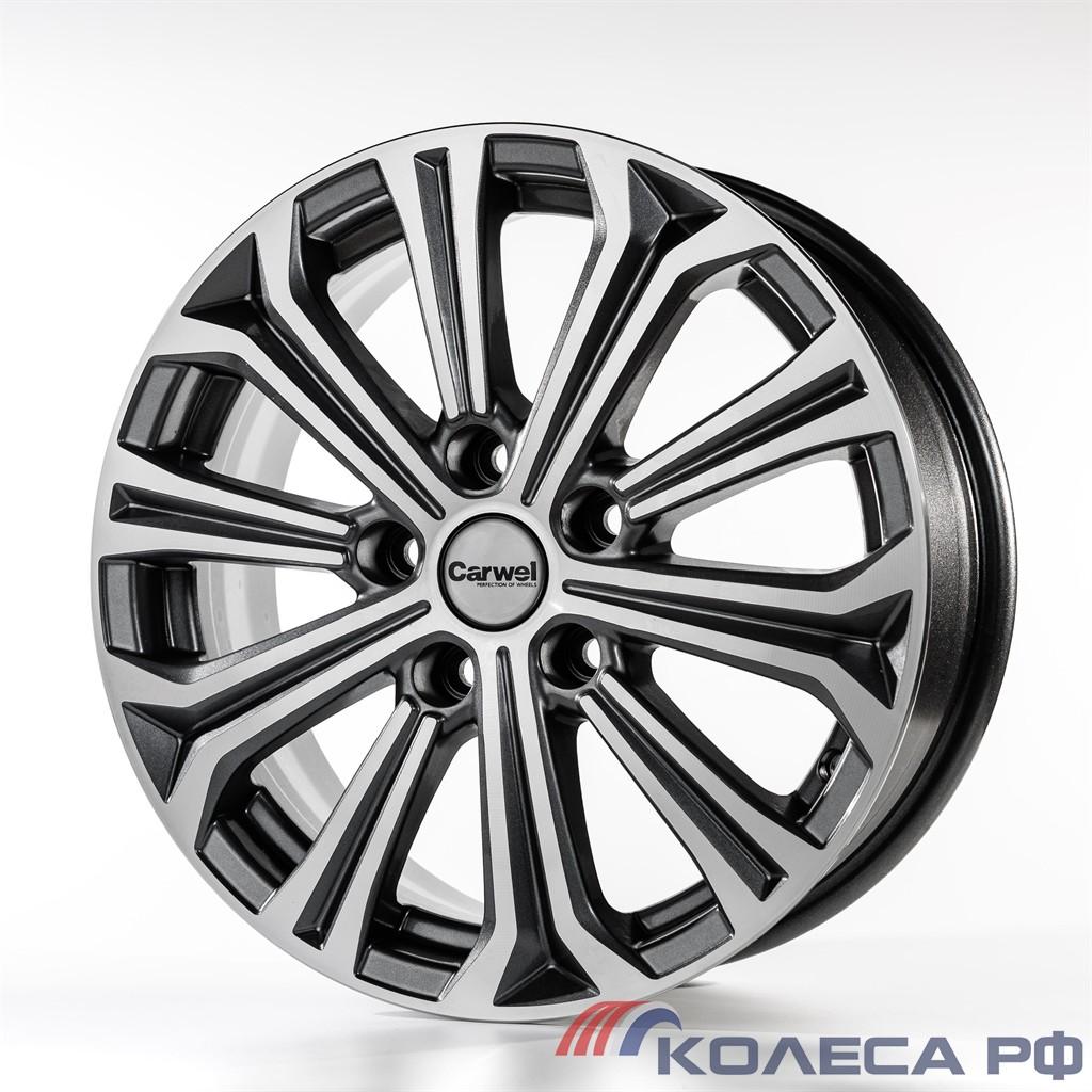 Литые диски Carwel Кудро 1610 (Civic) 6.5/16 5x114.3 ET45 d64.1 AGR