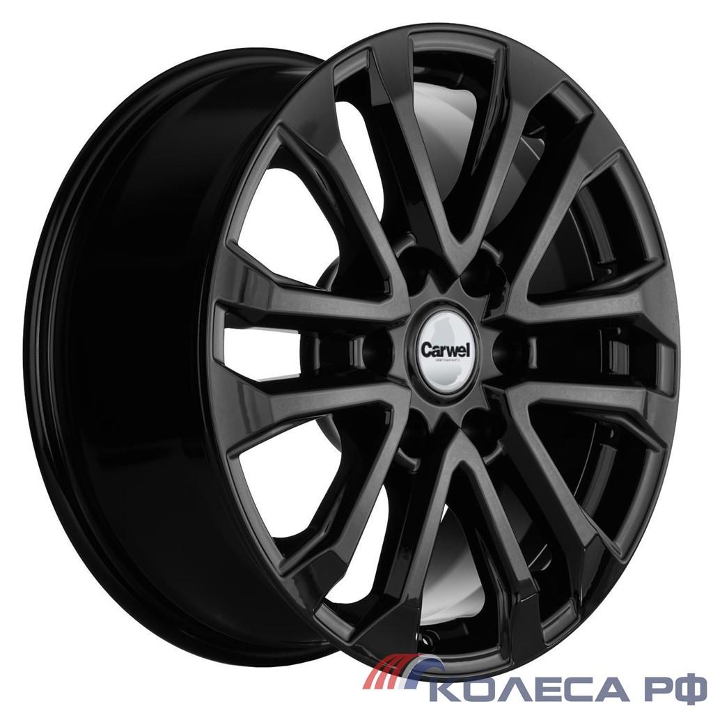 Литые диски Carwel Пур 1805 (JAC T6 Pickup) 7.5/18 6x139.7 ET30 d106.1 BL