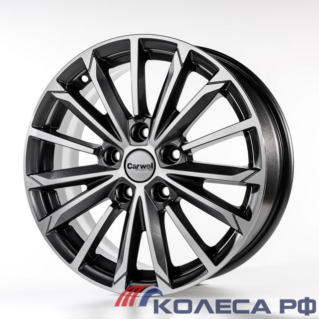 Литые диски Carwel Тевриз 1611 (Evolute i-Pro) 6.5/16 5x108 ET43 d65.1 AGS