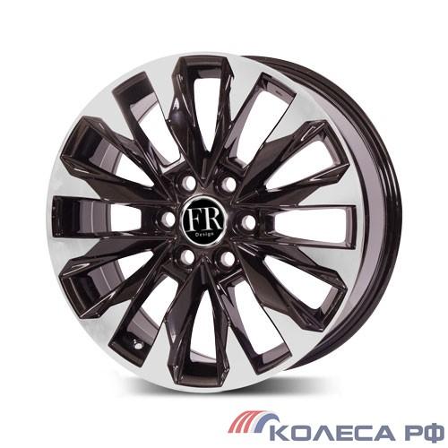 Литые диски FR REPLICA 5558 8/20 6x139.7 ET60 d95.1 ЧЕРНЫЙ С ПОЛИРОВКОЙ