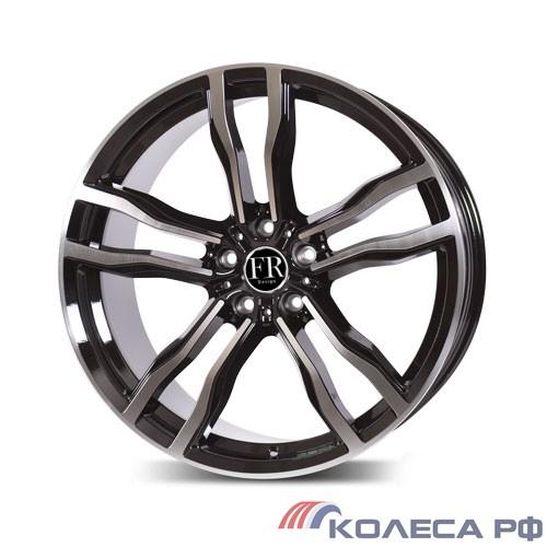 Литые диски FR REPLICA B1017 10/21 5x120 ET40 d74.1 ЧЕРНЫЙ С ПОЛИРОВКОЙ