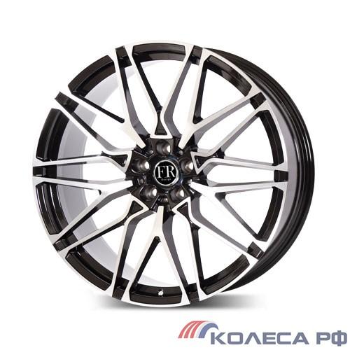 Литые диски FR REPLICA B495 10.5/22 5x112 ET43 d66.6 ЧЕРНЫЙ С ПОЛИРОВКОЙ