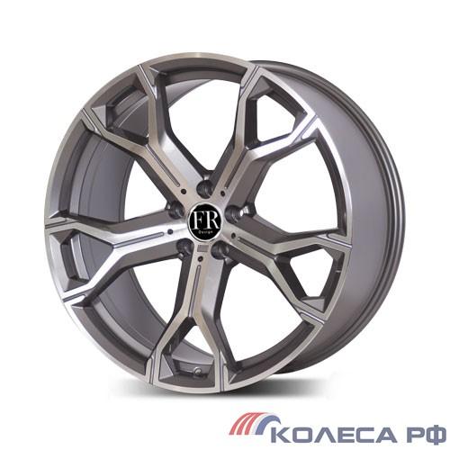 Литые диски FR REPLICA B5498 10.5/20 5x112 ET40 d66.6 СЕРЫЙ С ПОЛИРОВКОЙ