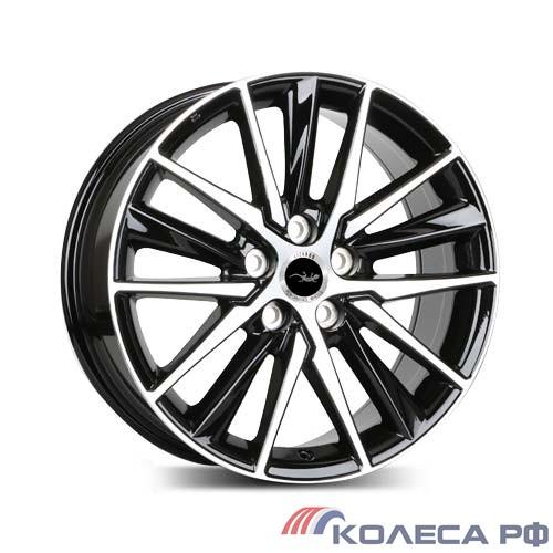 Литые диски FR REPLICA TY494 8/18 5x114.3 ET50 d60.1 ЧЕРНЫЙ С ПОЛИРОВКОЙ