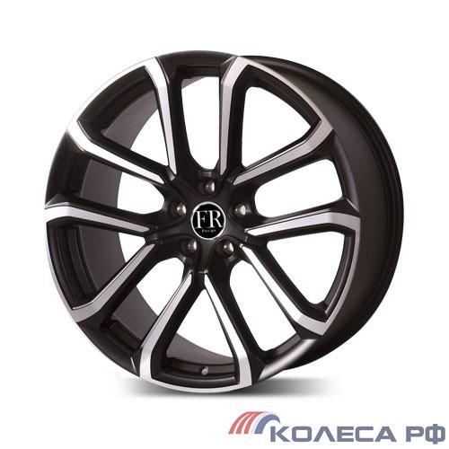 Литые диски FR REPLICA V5141 9/20 5x108 ET38 d63.4 ЧЕРНЫЙ МАТОВЫЙ С ПОЛИРОВКОЙ