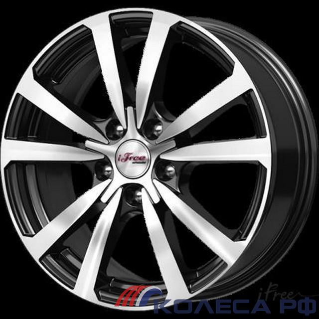 Литые диски Ifree Бэнкс (КС645) 7/17 5x100 ET45 d67.1 БЛЭК ДЖЕК