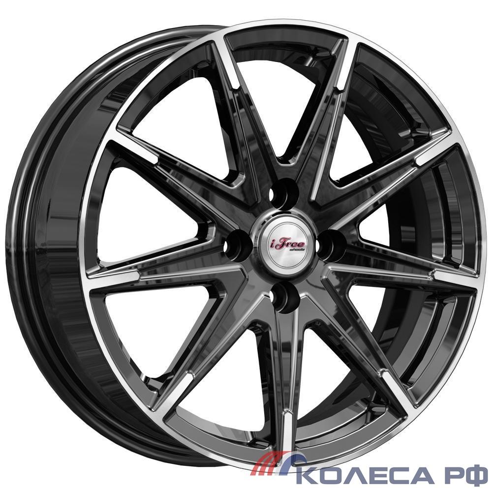 Литые диски Ifree Хит (КС1081) 6/16 4x100 ET45 d60.1 БЛЭК ДЖЕК