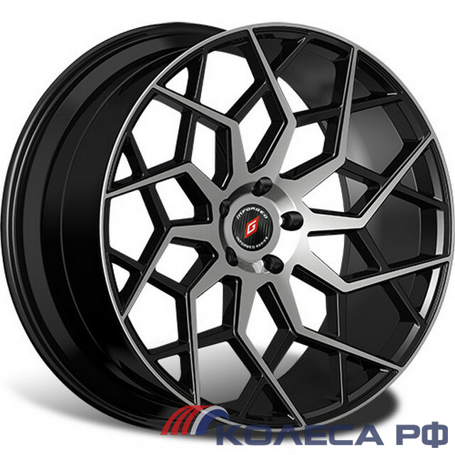 Литые диски Inforged IFG42 10/20 5x112 ET42 d66.6 BLACK MACHINED