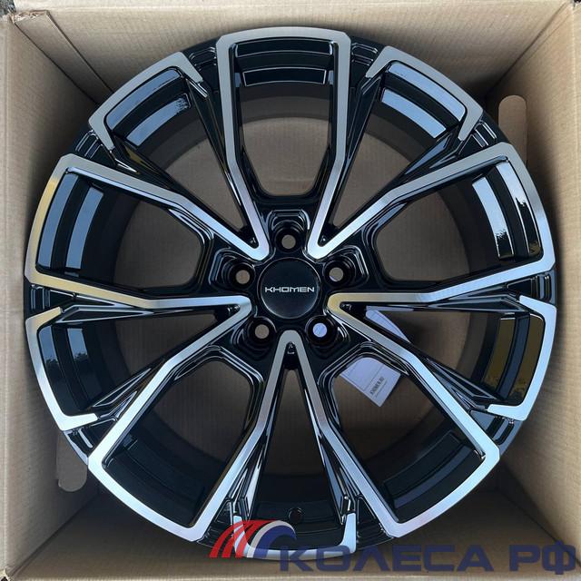 Литые диски Khomen 1907 (Geely Monjaro/ Tugella) 7.5/19 5x108 ET46 d63.4 BLF