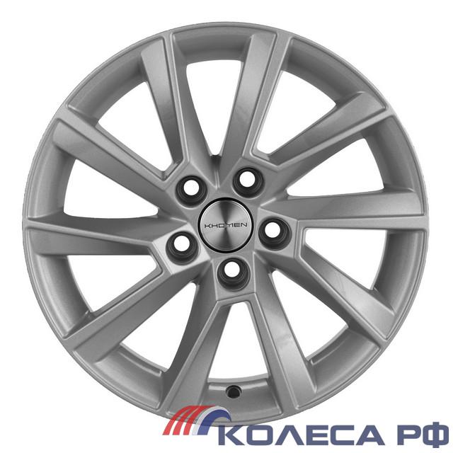 Литые диски Khomen KHW1604 6/16 5x105 ET39 d56.6 FSILVER