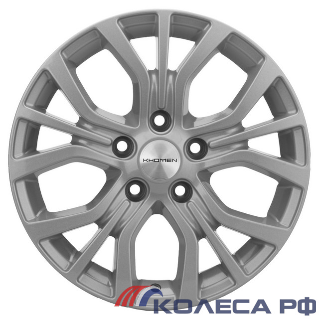Литые диски Khomen KHW1608 6.5/16 5x112 ET40 d66.6 FSILVER