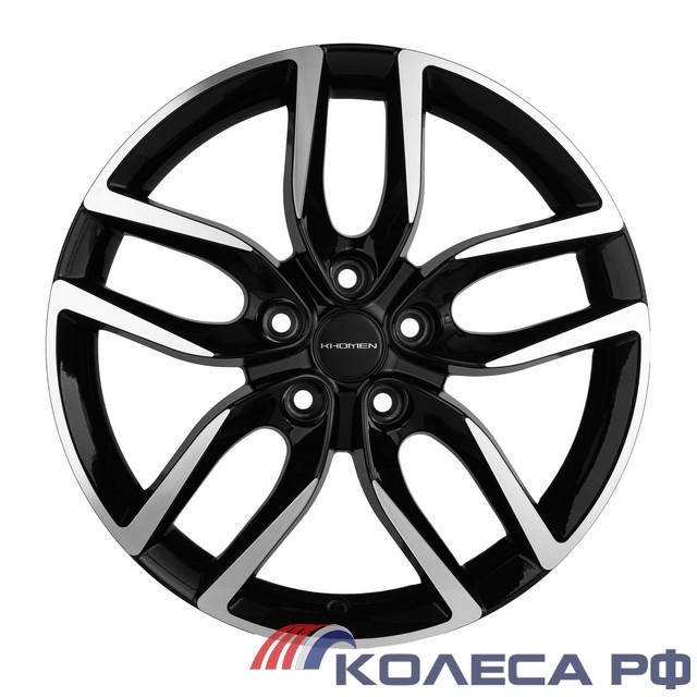 Литые диски Khomen KHW1708 6.5/17 5x114.3 ET40 d64.1 BLACKFP