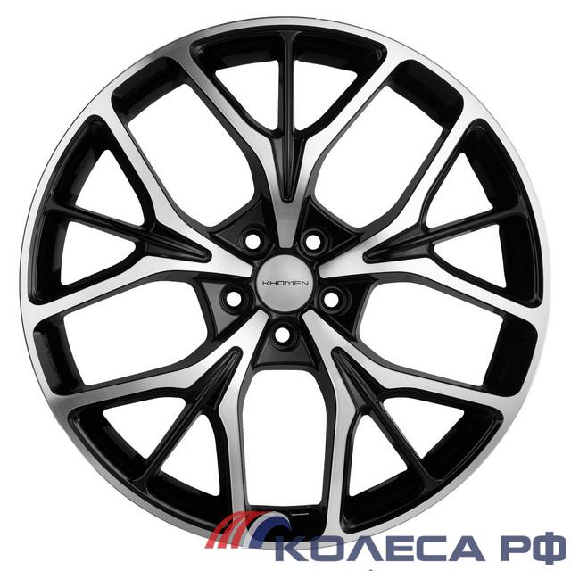 Литые диски Khomen KHW2012 8/20 5x108 ET43 d60.1 BLACKFP