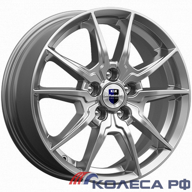 Литые диски Кик Адамар (КС886) 6.5/16 5x100 ET48 d56.1 ДАРК ПЛАТИНУМ
