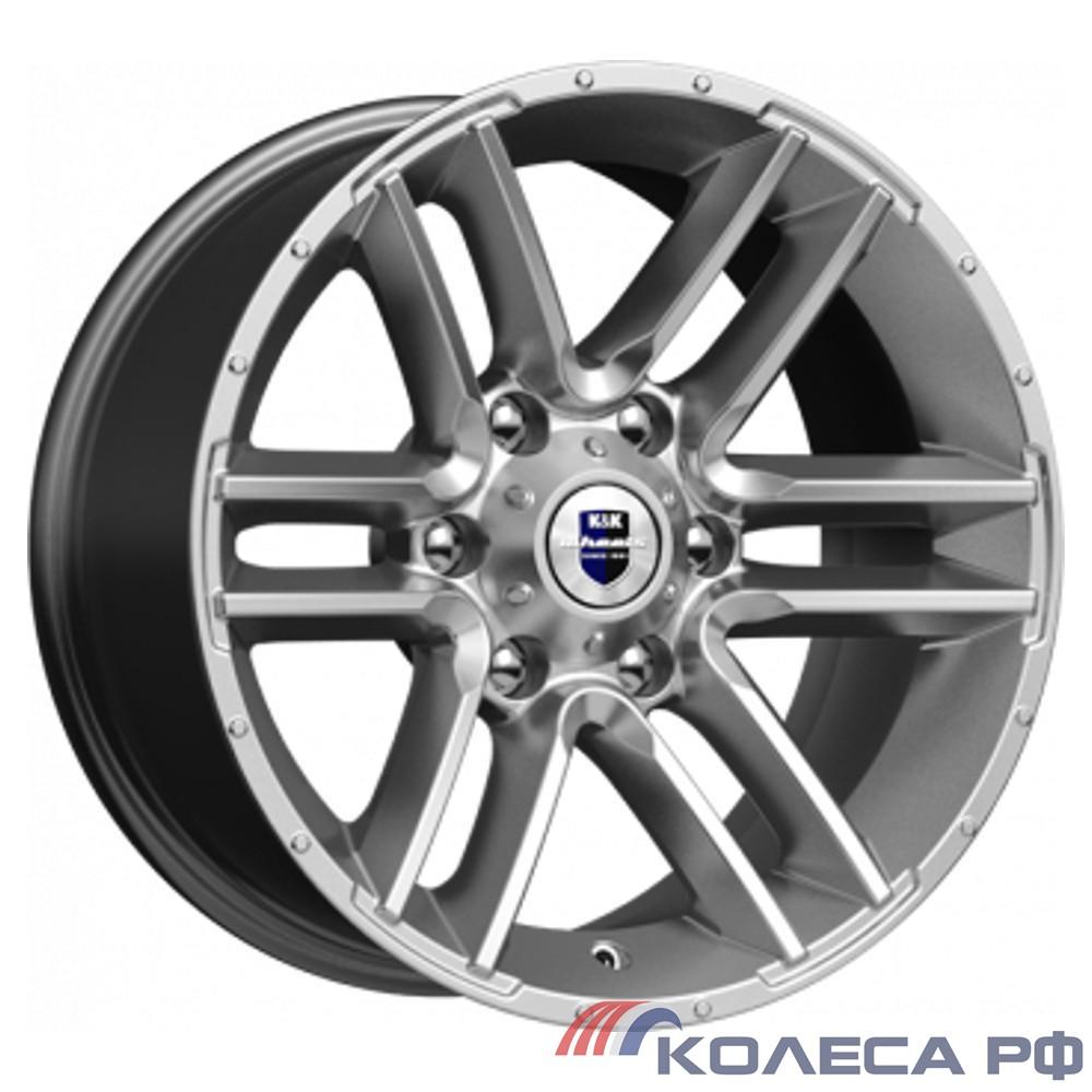 Литые диски Кик Алгама (КС762) 8/17 6x139.7 ET10 d106.1 ДАРК ПЛАТИНУМ