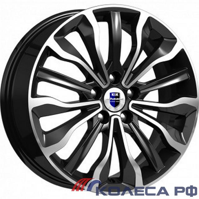 Литые диски Кик Атакама (КС756) 6.5/17 5x114.3 ET50 d60.1 АЛМАЗ ЧЁРНЫЙ