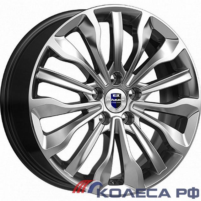 Литые диски Кик Атакама (КС756) 6.5/17 5x114.3 ET45 d67.1 ДАРК ПЛАТИНУМ