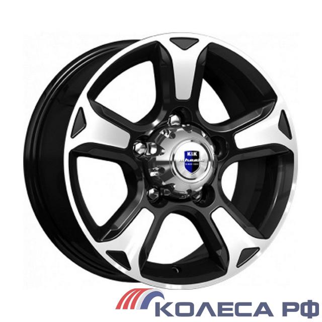 Литые диски Кик Атлант (КС757) 7/16 5x139.7 ET35 d108.5 АЛМАЗ ЧЁРНЫЙ