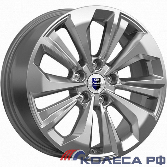 Литые диски Кик Авиор (КС936) 7/17 5x112 ET40 d57.1 ДАРК ПЛАТИНУМ БРАЙТ