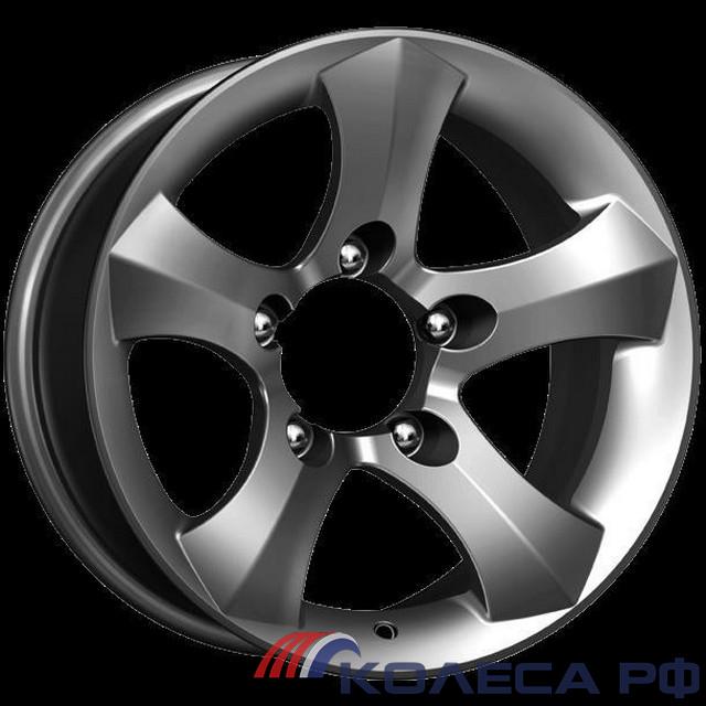 Литые диски Кик Айсберг (КС662) 8/16 5x139.7 ET10 d110.1 ДАРК ПЛАТИНУМ
