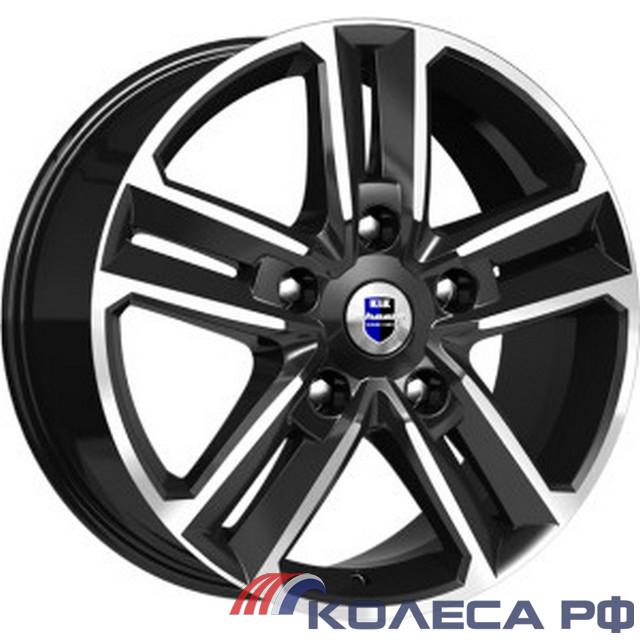 Литые диски Кик Backfire (КС763) 8/18 5x114.3 ET45 d66.1 АЛМАЗ ЧЁРНЫЙ