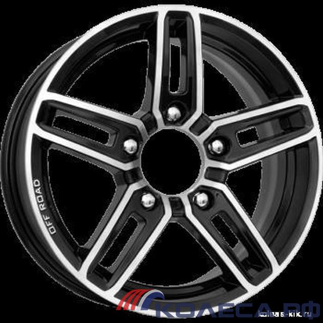 Литые диски Кик Дон (КС588) 6.5/16 5x139.7 ET40 d98 АЛМАЗ ЧЁРНЫЙ