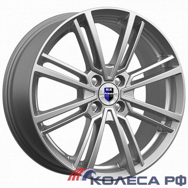 Литые диски Кик Эрфурт (КС903) 7/17 4x100 ET45 d67.1 ДАРК ПЛАТИНУМ