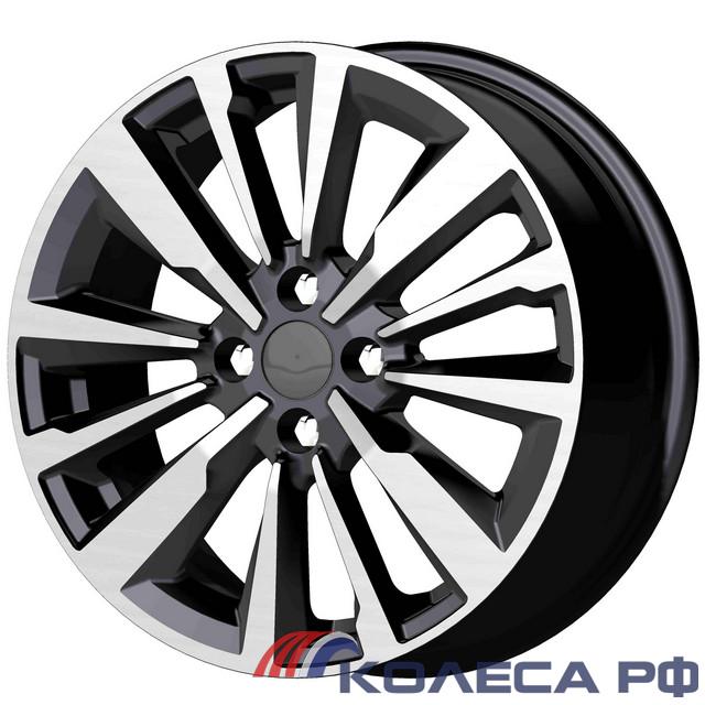 Литые диски Кик Эрман (КС997) 6.5/16 4x100 ET50 d60.1 АЛМАЗ ЧЁРНЫЙ