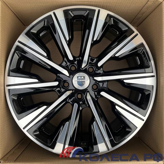 Литые диски Кик Галего (КС1039) 7.5/19 5x108 ET36 d65.1 АЛМАЗ ЧЁРНЫЙ
