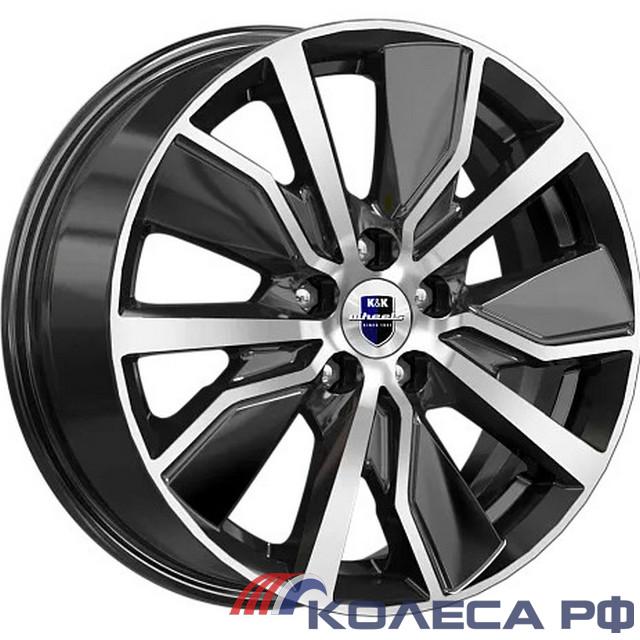 Литые диски Кик Гамбит (КС961) 6.5/16 5x114.3 ET40 d66.1 АЛМАЗ ЧЁРНЫЙ