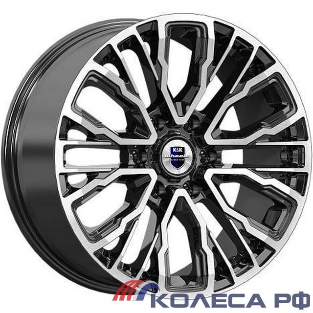 Литые диски Кик Кортес (КС1102) 8.5/19 6x139.7 ET24 d77.9 АЛМАЗ ЧЁРНЫЙ