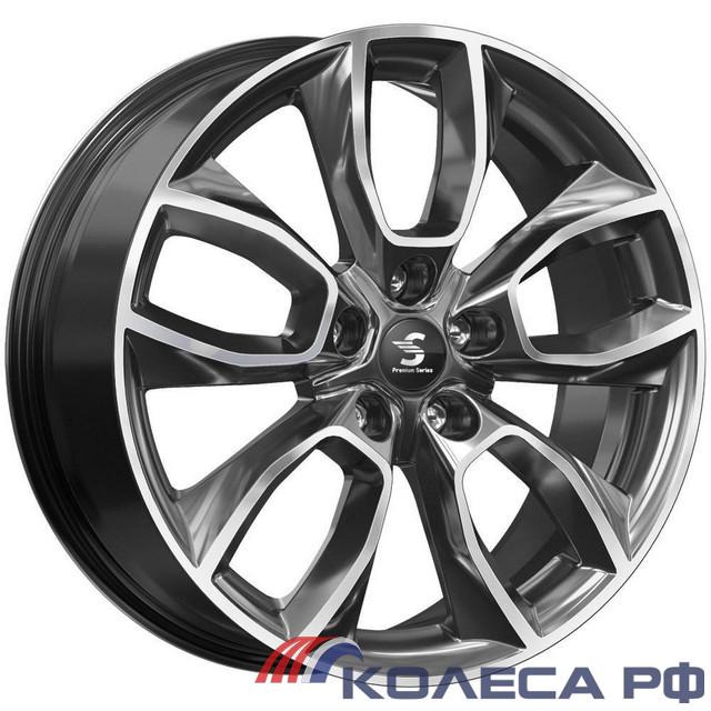 Литые диски Кик КР001 (X-Trail T32) 7/18 5x114.3 ET45 d66.1 DIAMOND GLOSS GRAPHITE
