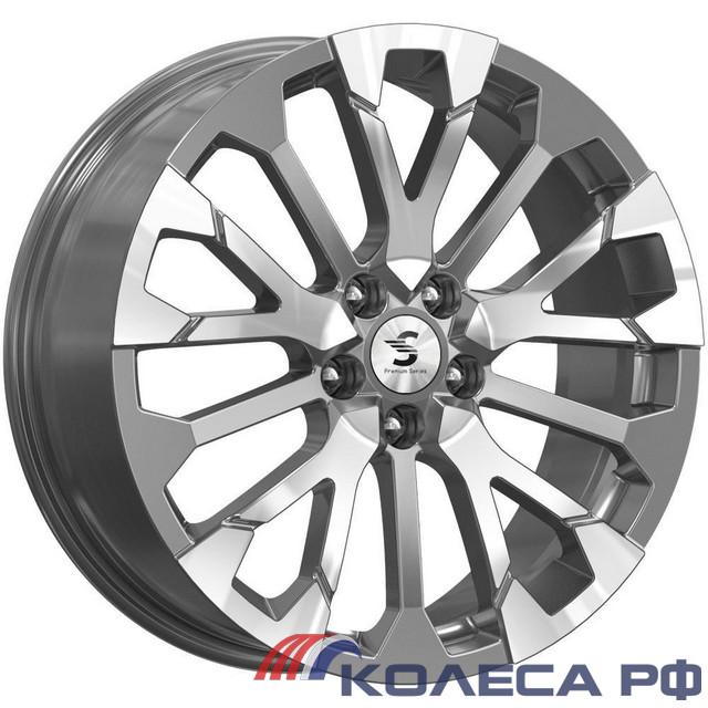Литые диски Кик КР003 (X-Trail T32) 7.5/19 5x114.3 ET39 d66.1 DIAMOND GLOSS GRAPHITE