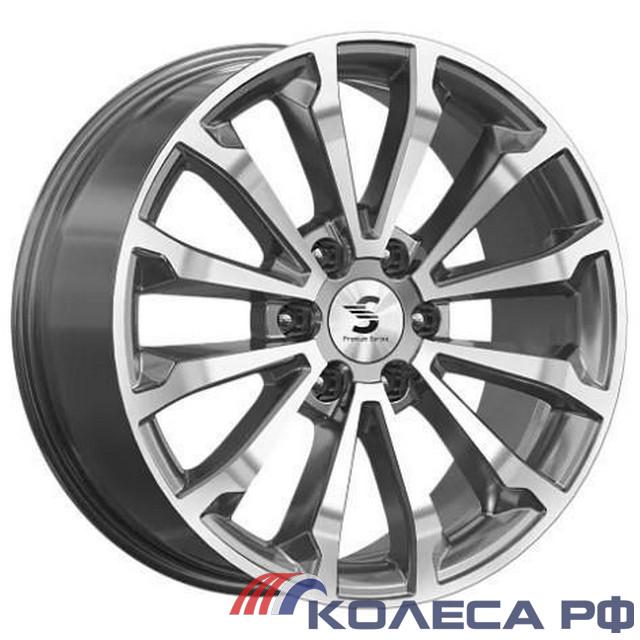 Литые диски Кик КР006 (TANK 500) 8.5/20 6x139.7 ET33 d100.1 DIAMOND BLACK GRIS
