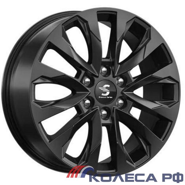 Литые диски Кик КР007 (Pajero Sport) 8/20 6x139.7 ET38 d67.1 FURY BLACK