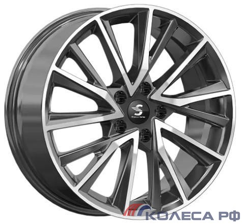 Литые диски Кик КР010 (EXEED TXL) 7.5/18 5x108 ET36 d65.1 DIAMOND BLACK GRIS