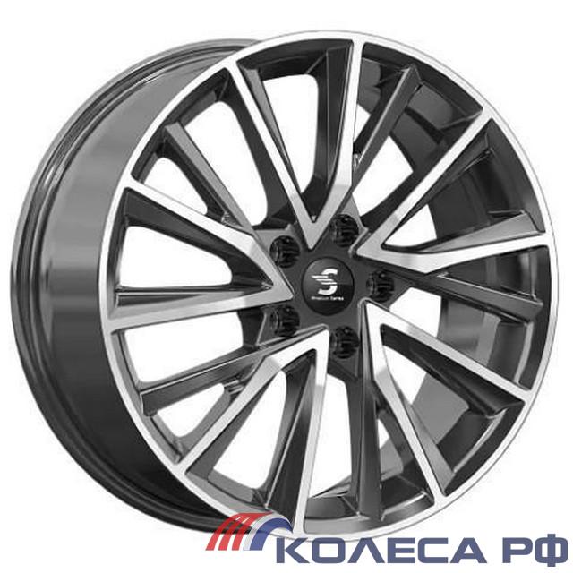 Литые диски Кик КР010 (Tiggo 8 Pro) 7.5/18 5x108 ET47 d60.1 DIAMOND BLACK GRIS