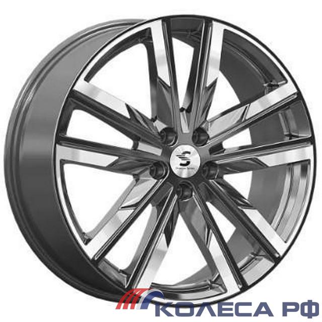 Литые диски Кик КР014 (Geely Monjaro) 8/20 5x108 ET46 d63.35 DIAMOND GLOSS GRAPHITE