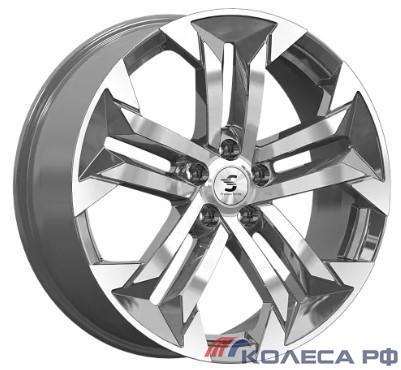 Литые диски Кик КР015 (EXEED TXL/VX) 7.5/19 5x108 ET36 d65.1 DIAMOND GLOSS GRAPHITE