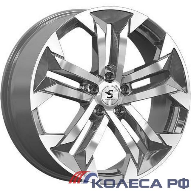 Литые диски Кик КР015 (Jaecoo J7) 7.5/19 5x108 ET47 d60.1 DIAMOND GLOSS GRAPHITE