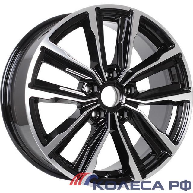 Литые диски Кик Лацио (КС964) 7.5/17 5x110 ET38 d67.1 АЛМАЗ ЧЁРНЫЙ