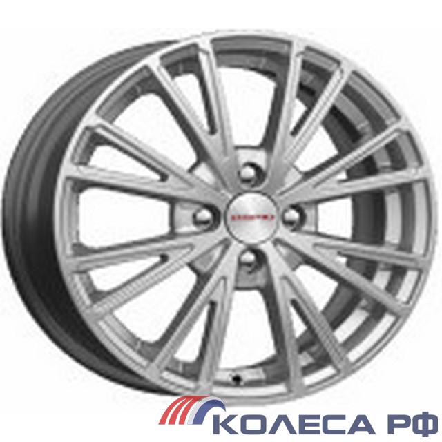 Литые диски Кик Меандр (КС879) 6/16 4x100 ET50 d60.1 СИЛЬВЕР