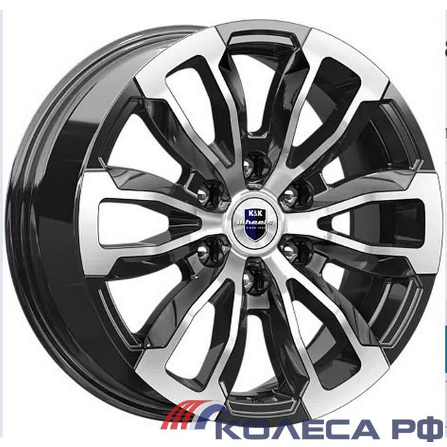 Литые диски Кик Меконг (КС959) 7.5/18 6x139.7 ET25 d106.1 АЛМАЗ ЧЁРНЫЙ