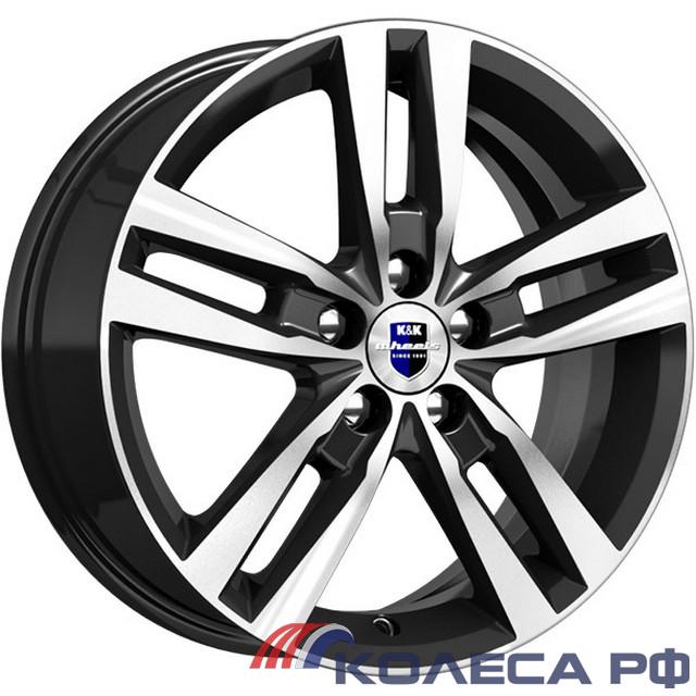 Литые диски Кик Rassvet (КС868) 6.5/16 5x114.3 ET38 d67.1 АЛМАЗ ЧЁРНЫЙ