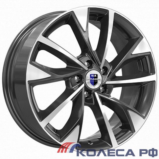 Литые диски Кик Роквуд (КС900) 7/17 5x108 ET45 d63.35 АЛМАЗ ЧЁРНЫЙ