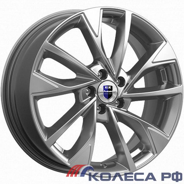 Литые диски Кик Роквуд (КС900) 7/17 5x112 ET40 d57.1 ДАРК ПЛАТИНУМ