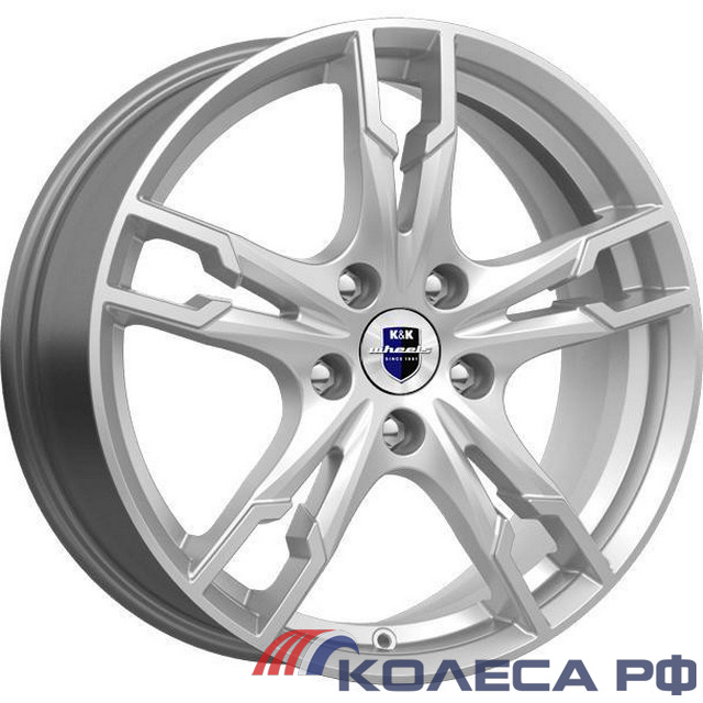 Литые диски Кик Солар (КС875) 7/17 5x105 ET40 d56.6 СИЛЬВЕР SK